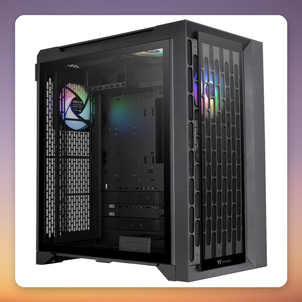 Thermaltake CTE C700 TG ARGB E-ATX Mid-Tower Case, Black, Tempered Glass