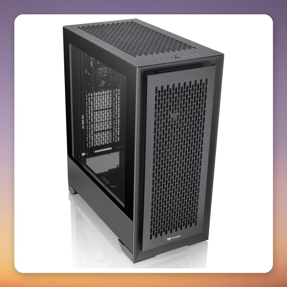 Thermaltake CTE T500 Air E-ATX Big Tower Case, Black, Tempered Glass – image 2