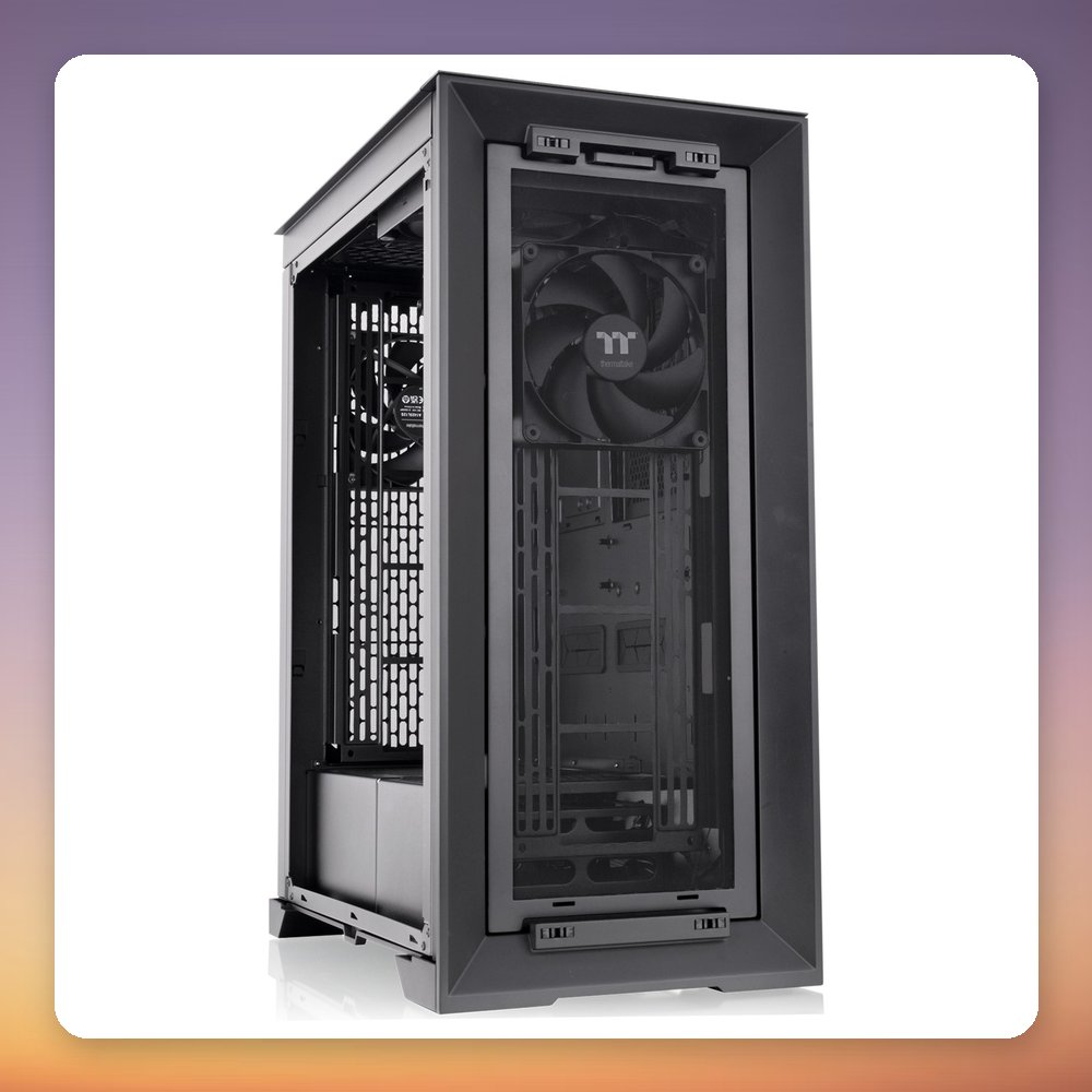 Thermaltake CTE T500 Air E-ATX Big Tower Case, Black, Tempered Glass – image 3