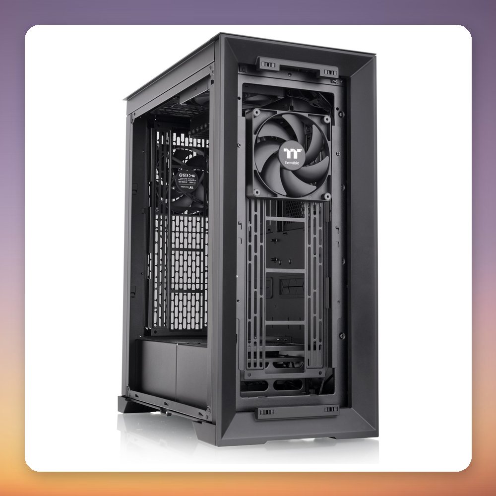 Thermaltake CTE T500 Air E-ATX Big Tower Case, Black, Tempered Glass – image 4