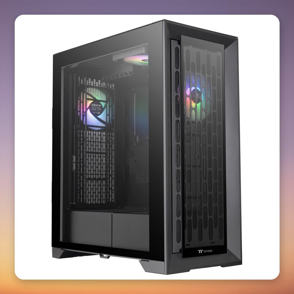 Thermaltake CTE T500 TG ARGB E-ATX Full Tower Case, Black, Tempered Glass