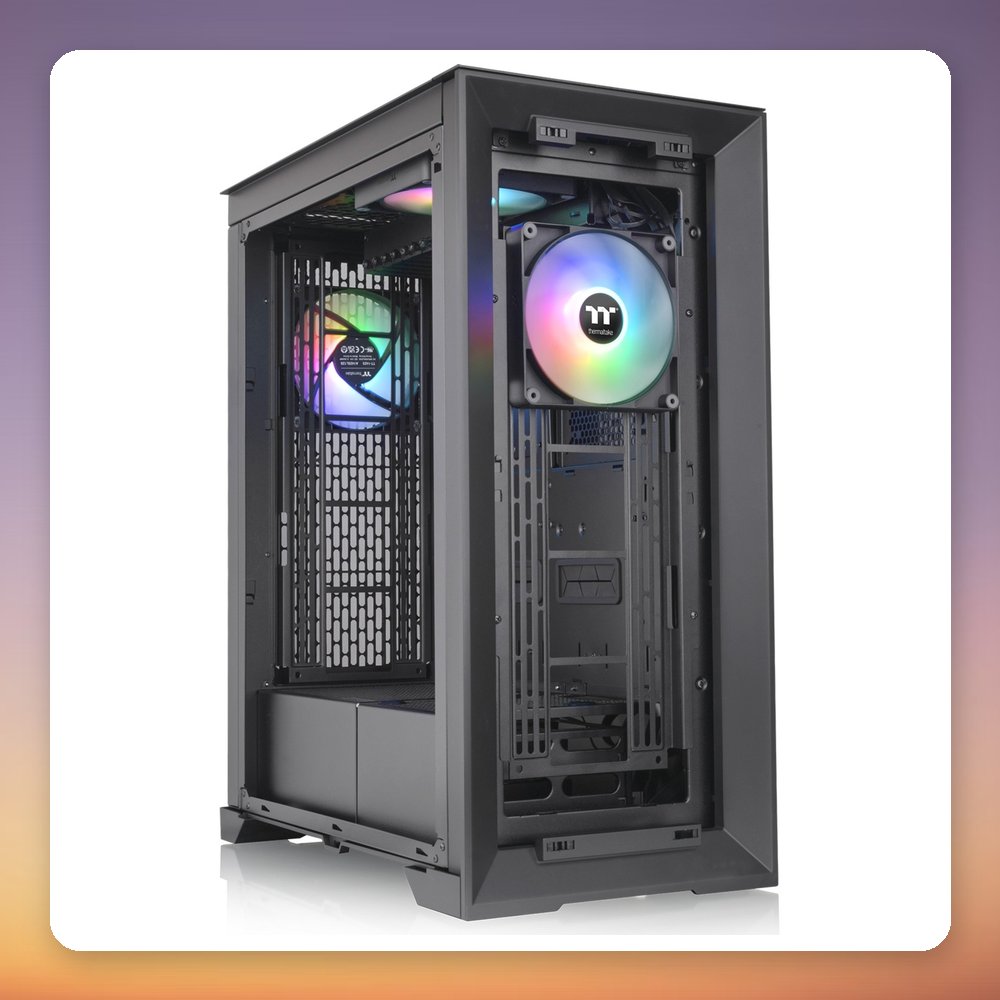 Thermaltake CTE T500 TG ARGB E-ATX Full Tower Case, Black, Tempered Glass – image 3
