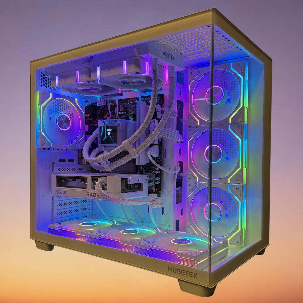 PC Gaming AMD Ryzen 5 7500F, RX 9060 XT 16G, 32GB DDR5