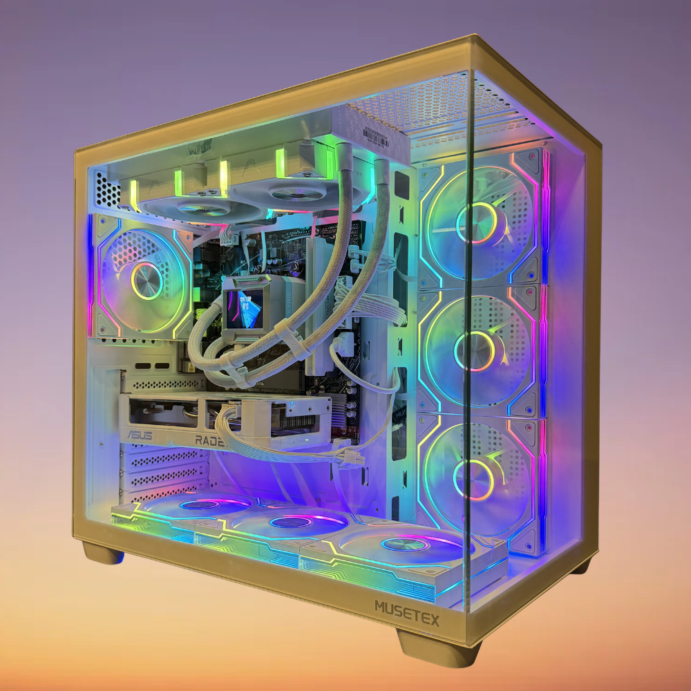 PC Gaming AMD Ryzen 5 7500F, RX 9060 XT 16G, 32GB DDR5