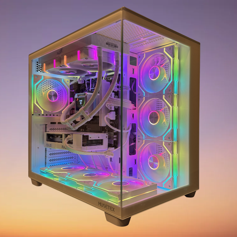 PC Gaming AMD Ryzen 5 7500F, RX 9060 XT 16G, 32GB DDR5