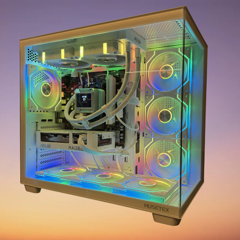 PC Gaming AMD Ryzen 5 7500F, RX 9060 XT 16G, 32GB DDR5